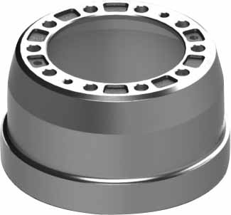 VOLVO truck brake drum 1075306