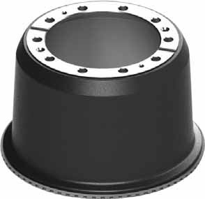 SCANIA truck brake drum 360573